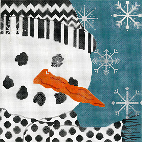 NeedlepointUS Let It Snow Hand Painted Needlepoint Canvas by