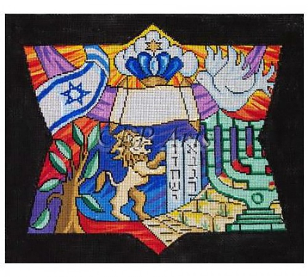 NeedlepointUS Worldclass Needlepoint Shalom Needlepoint Tallis