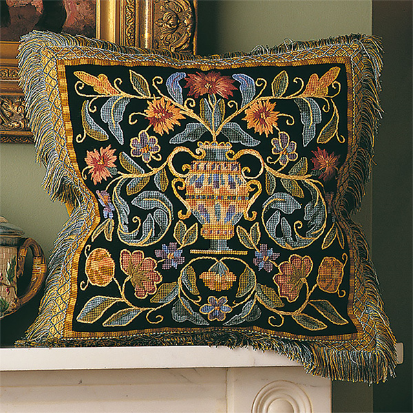 NeedlepointUS Glorafilia Needlepoint Renaissance Cushion Kit