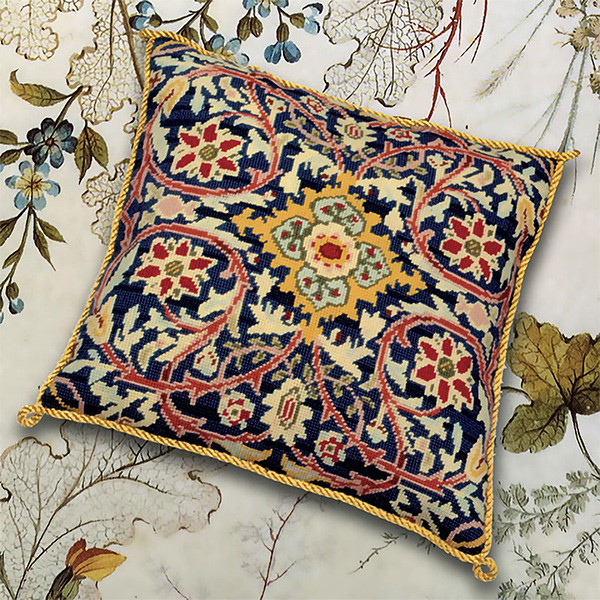 NeedlepointUS Glorafilia Needlepoint William Morris Cushion