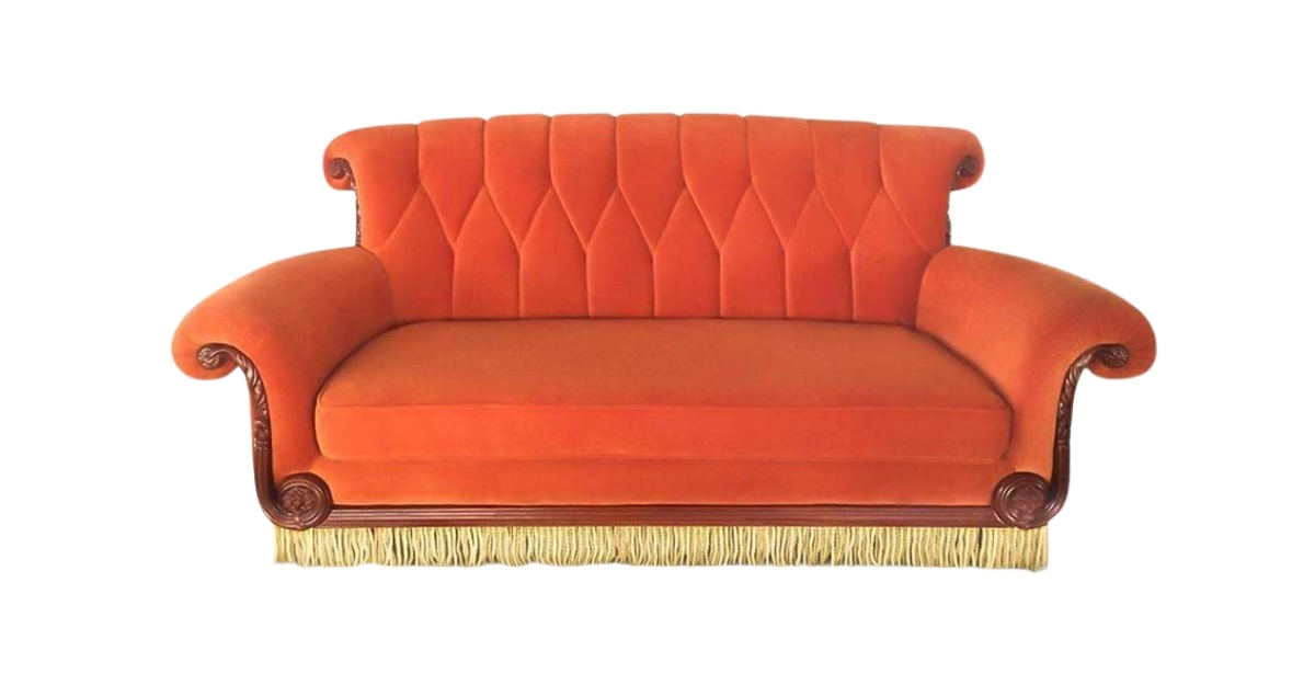 The Friends Orange Couch NeedThat