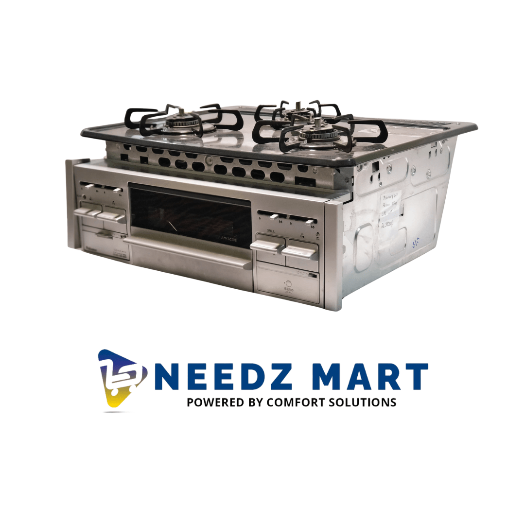 Japanese 3 Burner Stove with Grill Needzmart