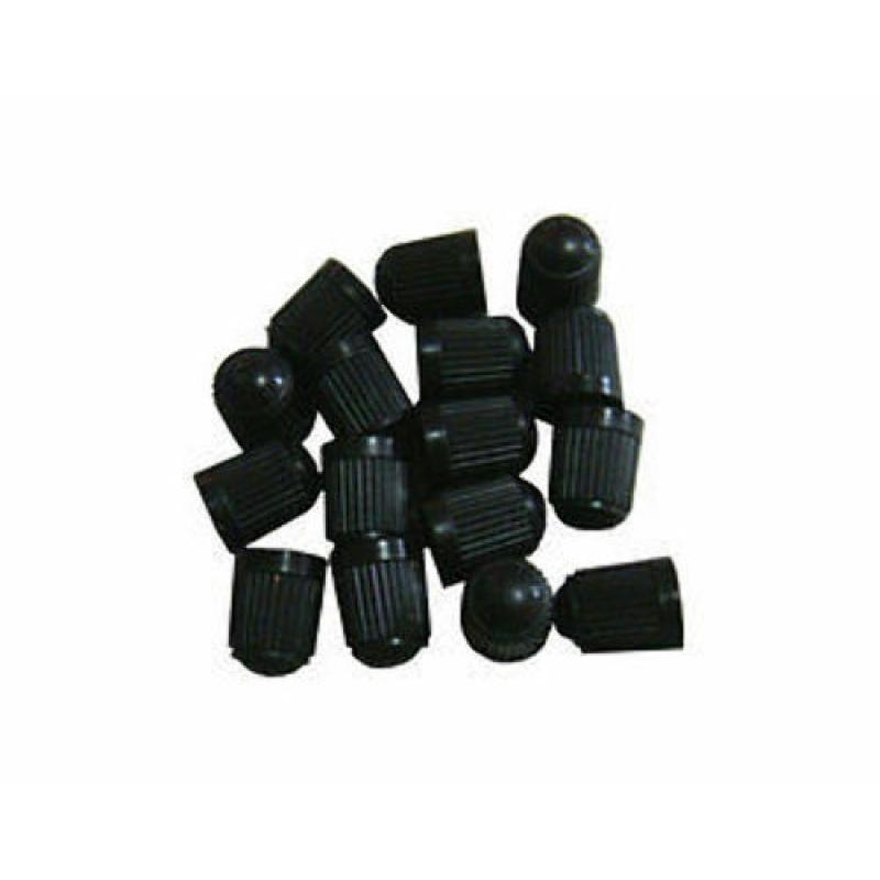 500 BLACK PLASTIC TIRE VALVE STEM CAPS