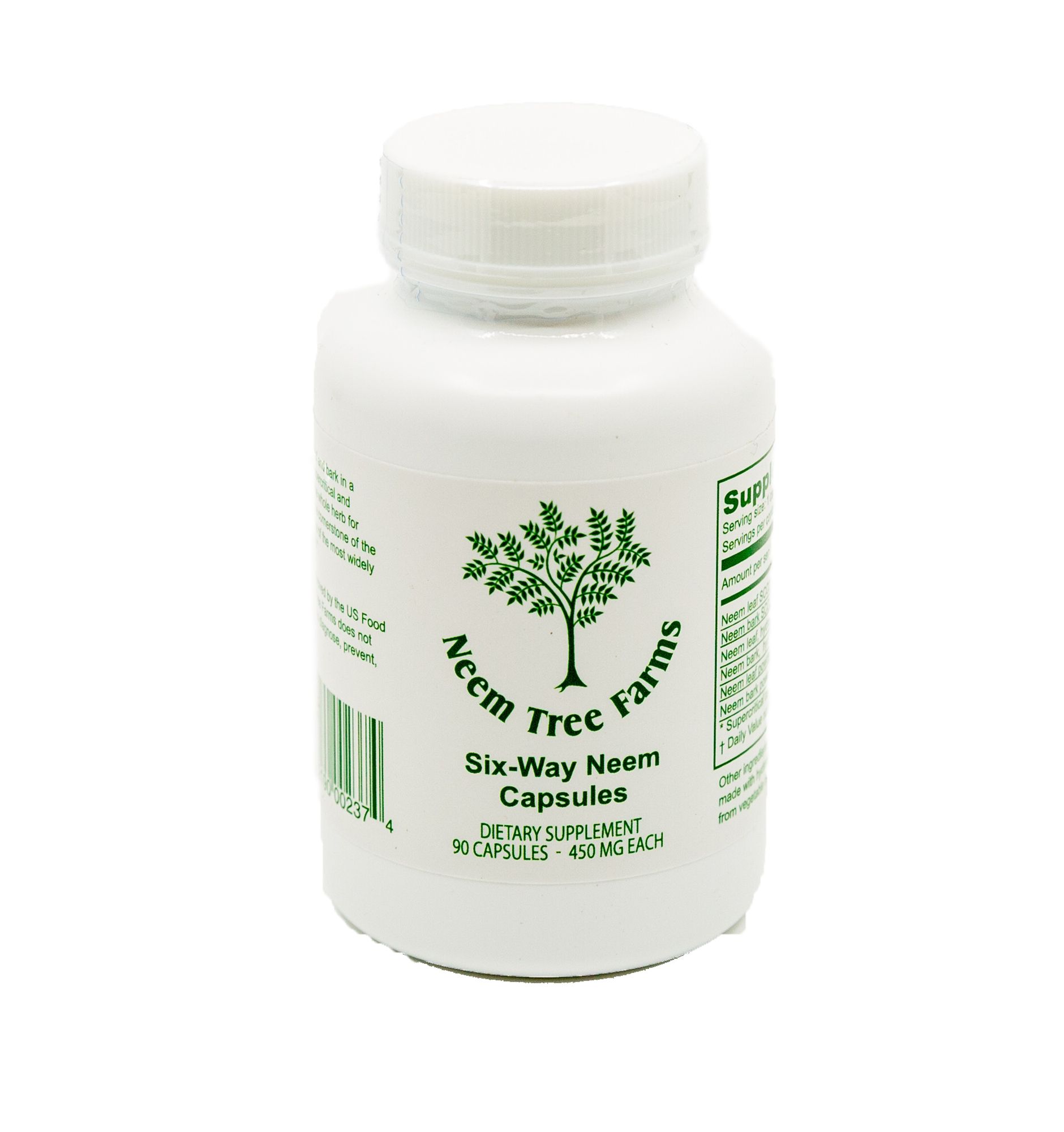 Neem Supplement SixWay Neem Capsules Neem Tree Farms