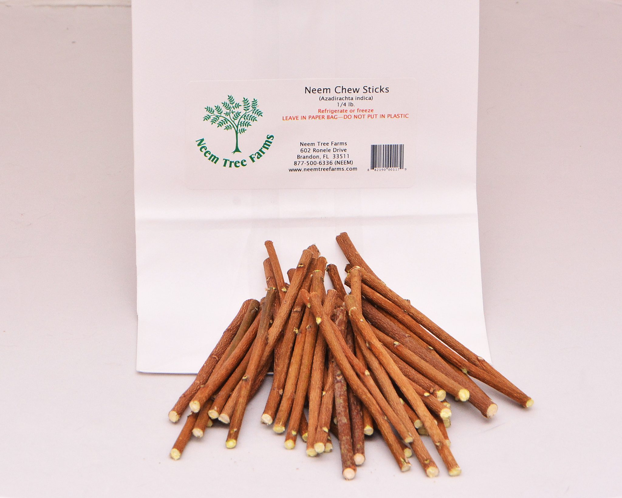 Neem Sticks Neem Chew Sticks for Dogs Neem Tree Farms