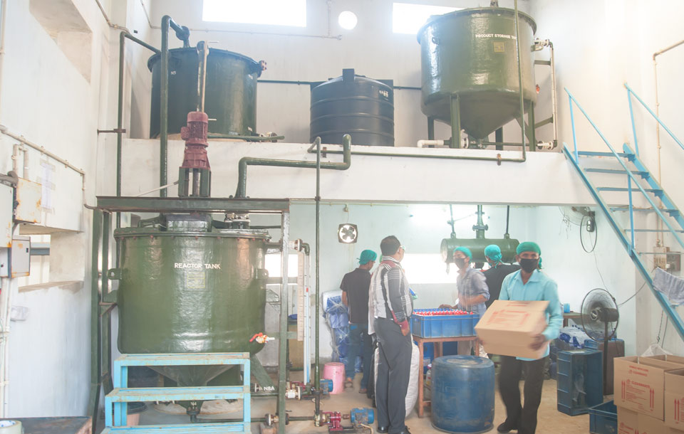 Utensil & Detergent Bar, Toilet Cleaner Neerava Factory
