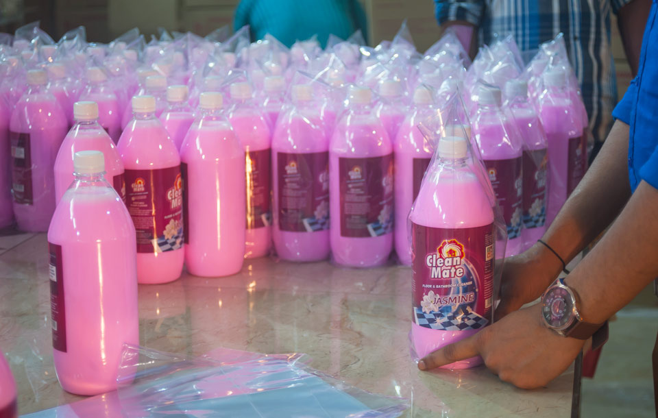 Utensil & Detergent Bar, Toilet Cleaner Neerava Factory