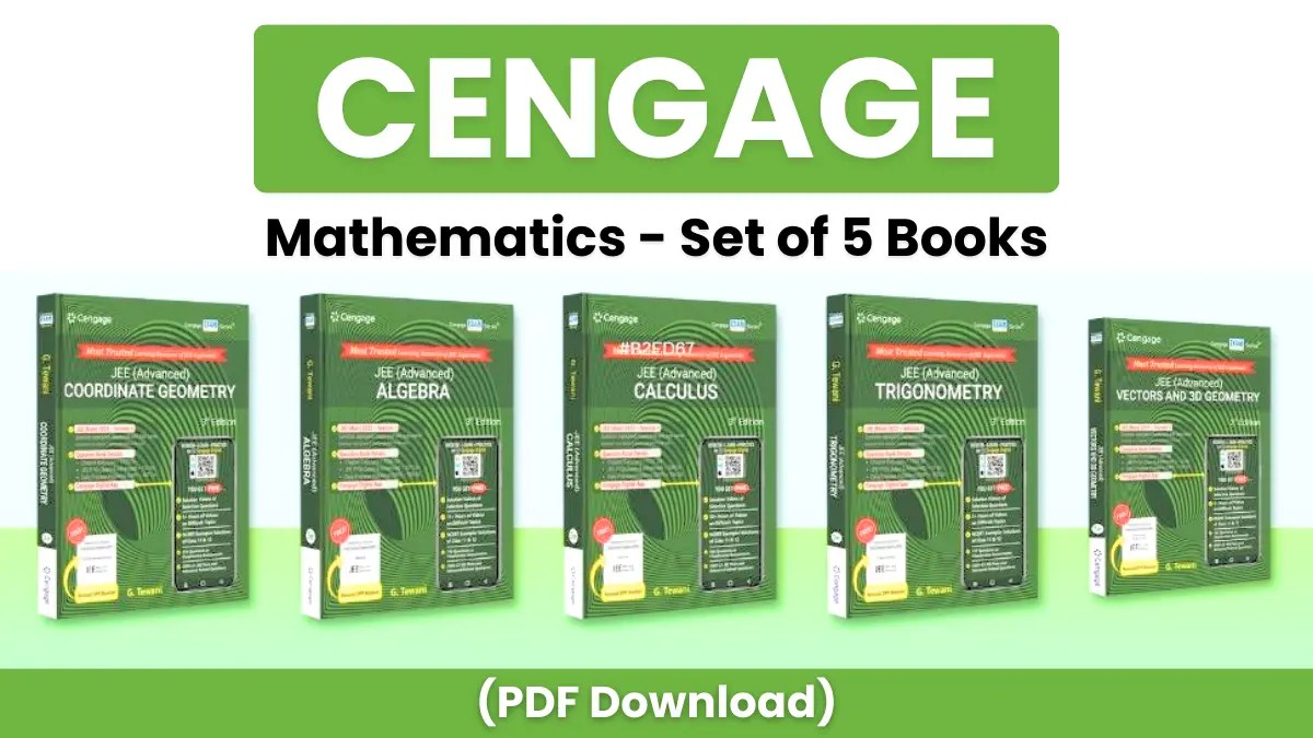 (Latest Edition 2023)Cengage Mathematics For IIT JEE Advanced Free PDF