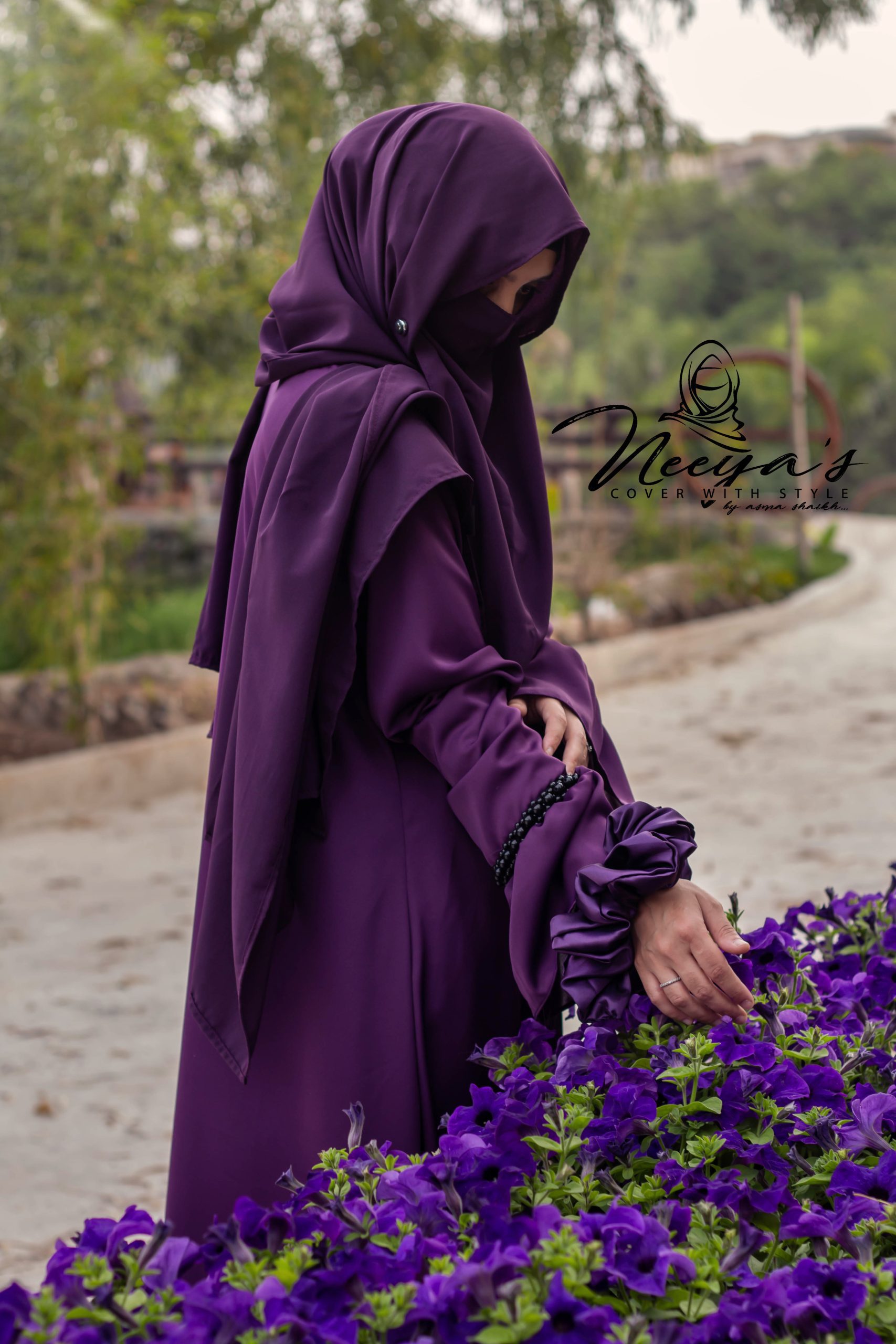 Hijab and Niqab (Purple) Neeya's