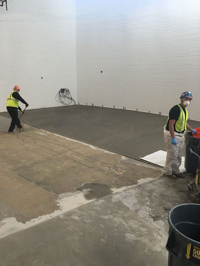 Concrete SelfLeveling Concrete Floor Repair and Floor Prep