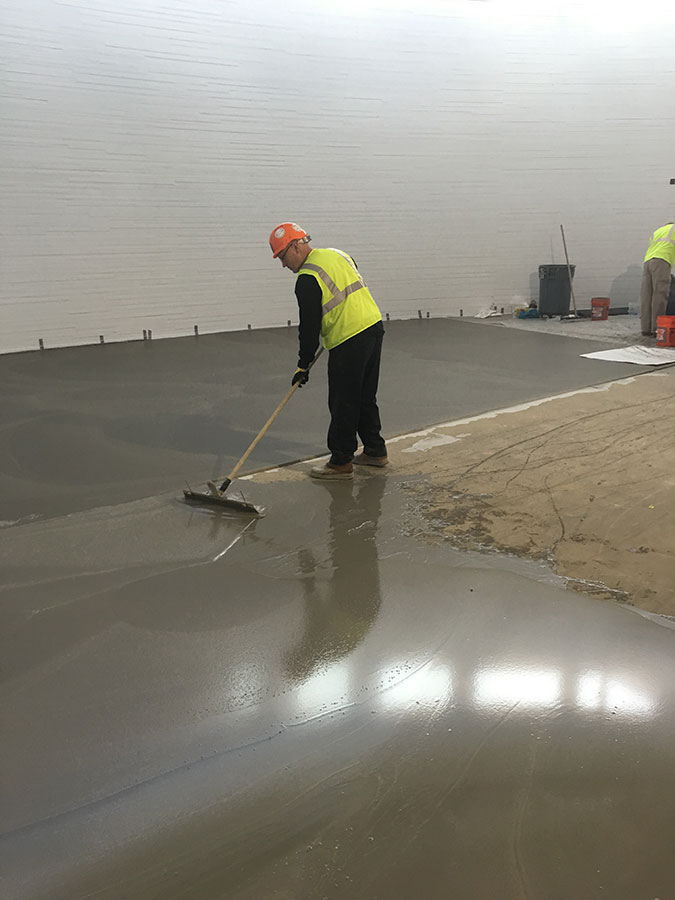 Concrete SelfLeveling Concrete Floor Repair and Floor Prep
