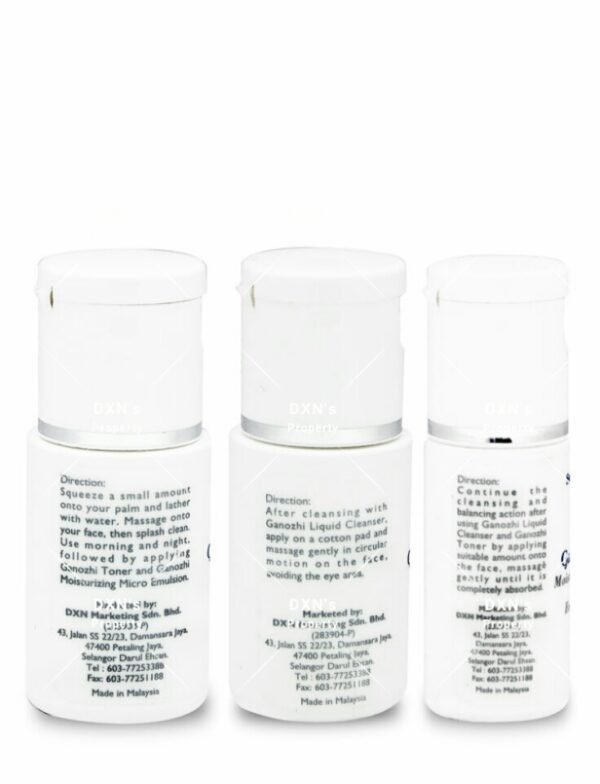 Ganozhi Complete Skin Care Series Travel Kit PRODUCTOS DXN