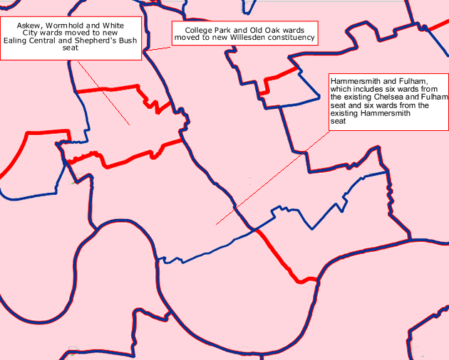 Boundary Commission Proposes New Hammersmith and Fulham Constituency