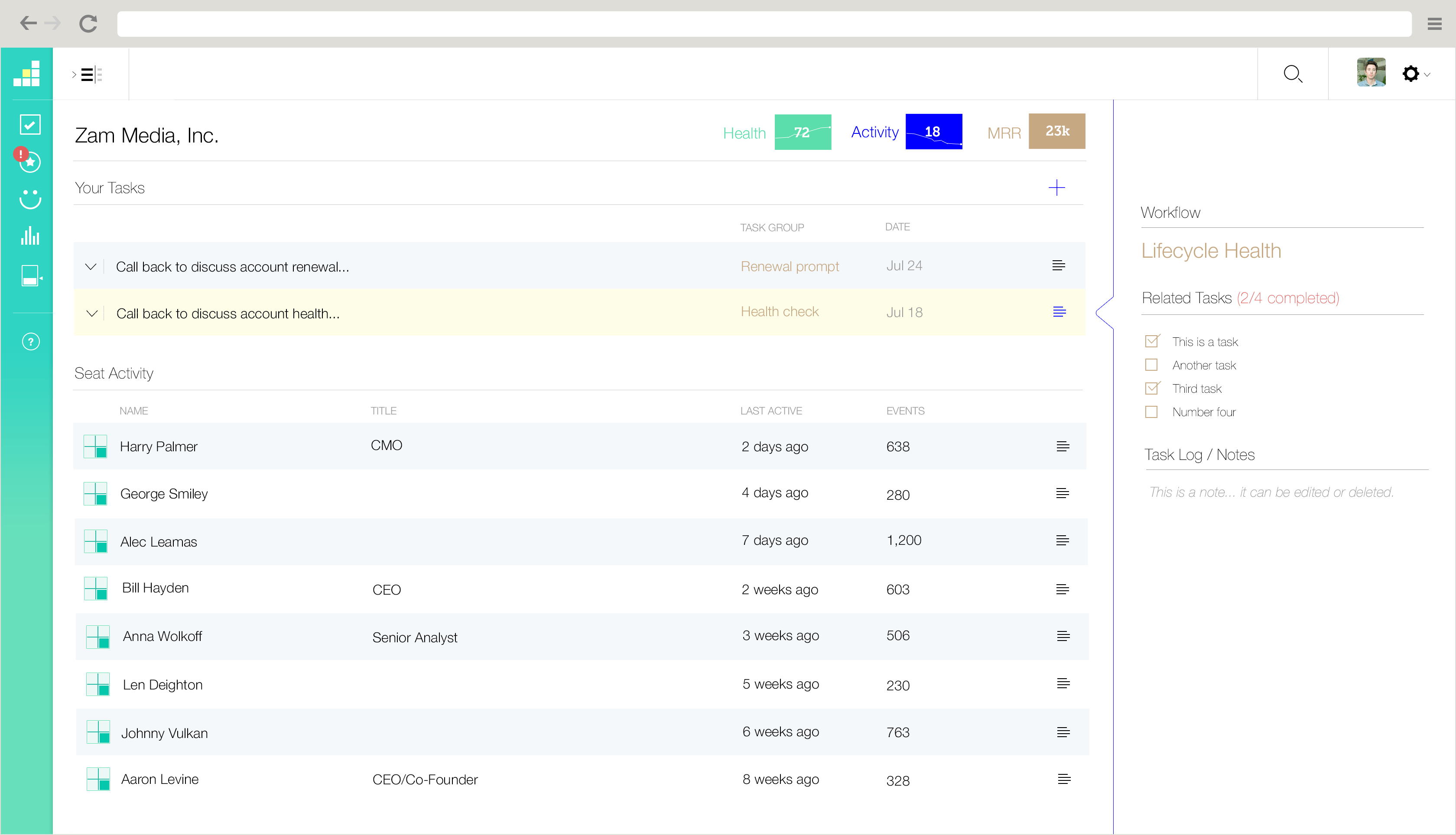 Web app design comp