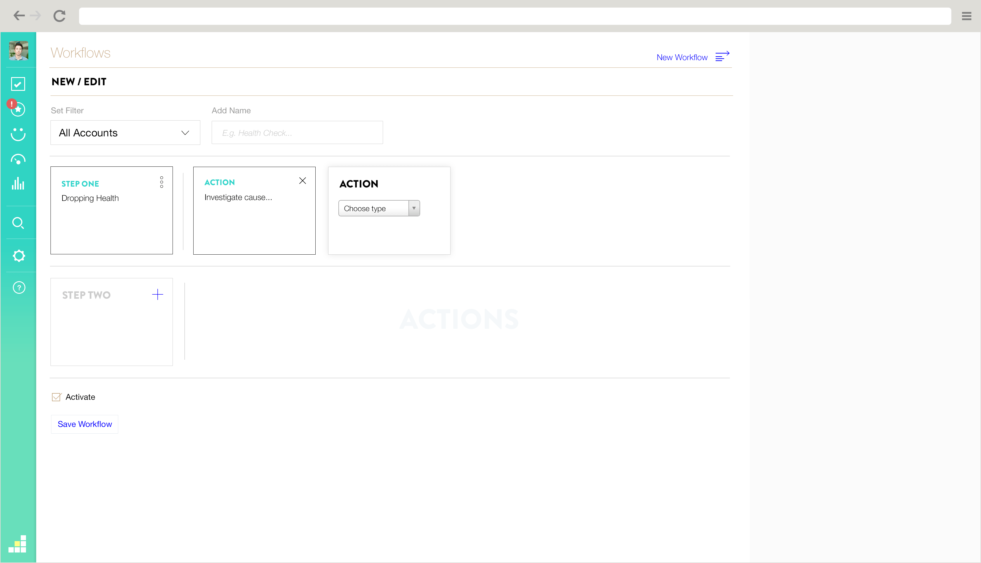 Web app design comp