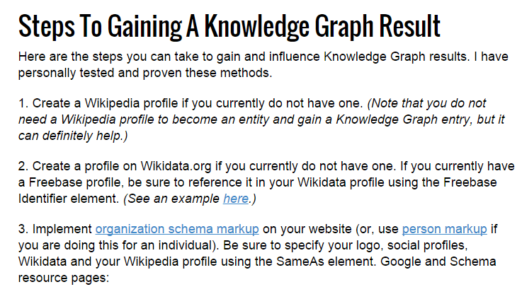 The Beginner's Guide to Google's Knowledge Graph