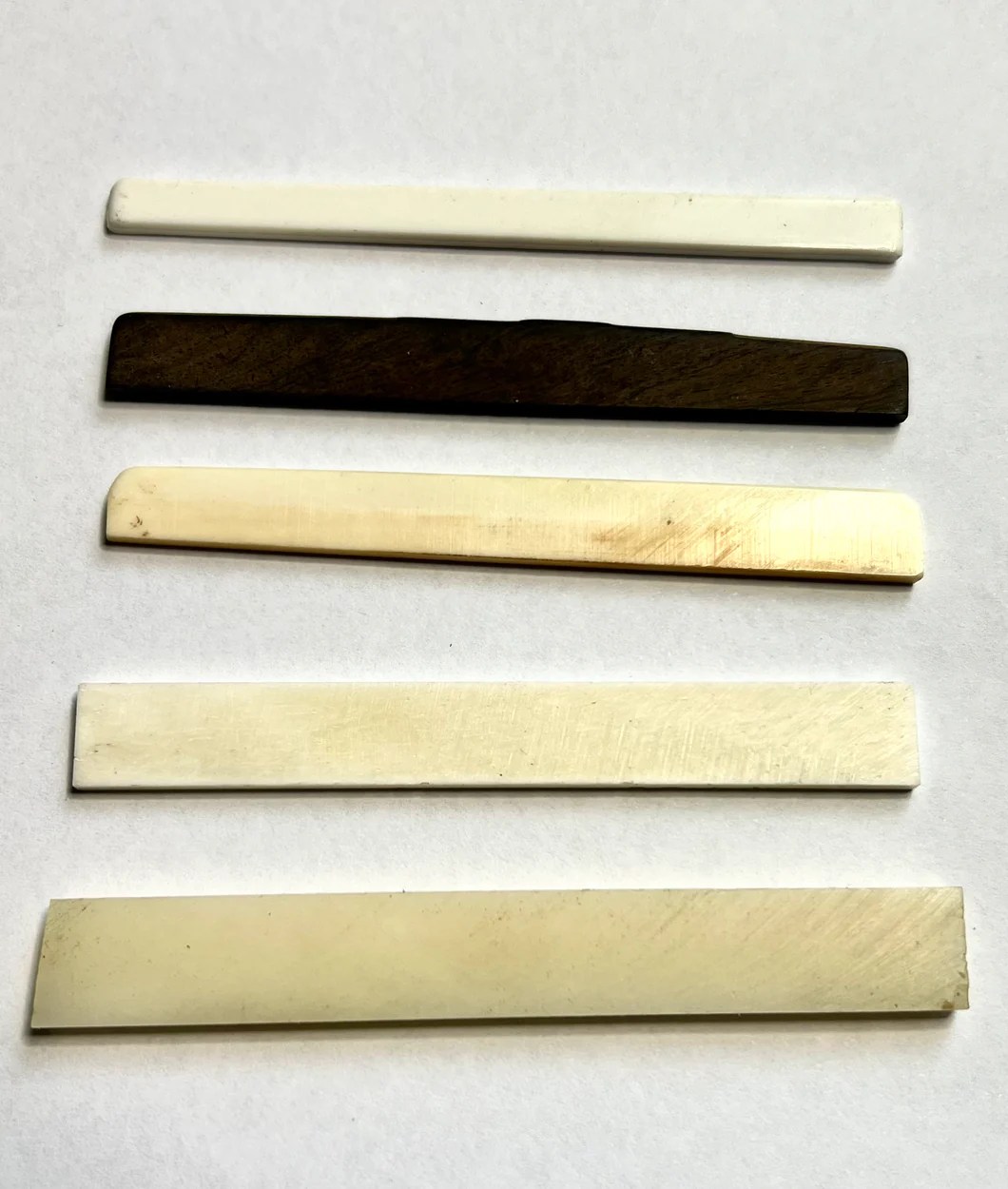 Custom made Classical Guitar Bone Saddle Neil Ta Music