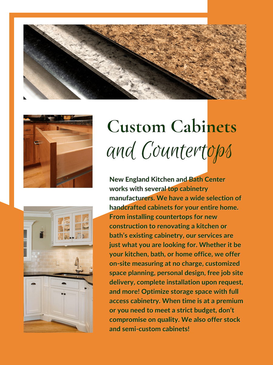 Custom and Countertops New England Kitchen & Bath