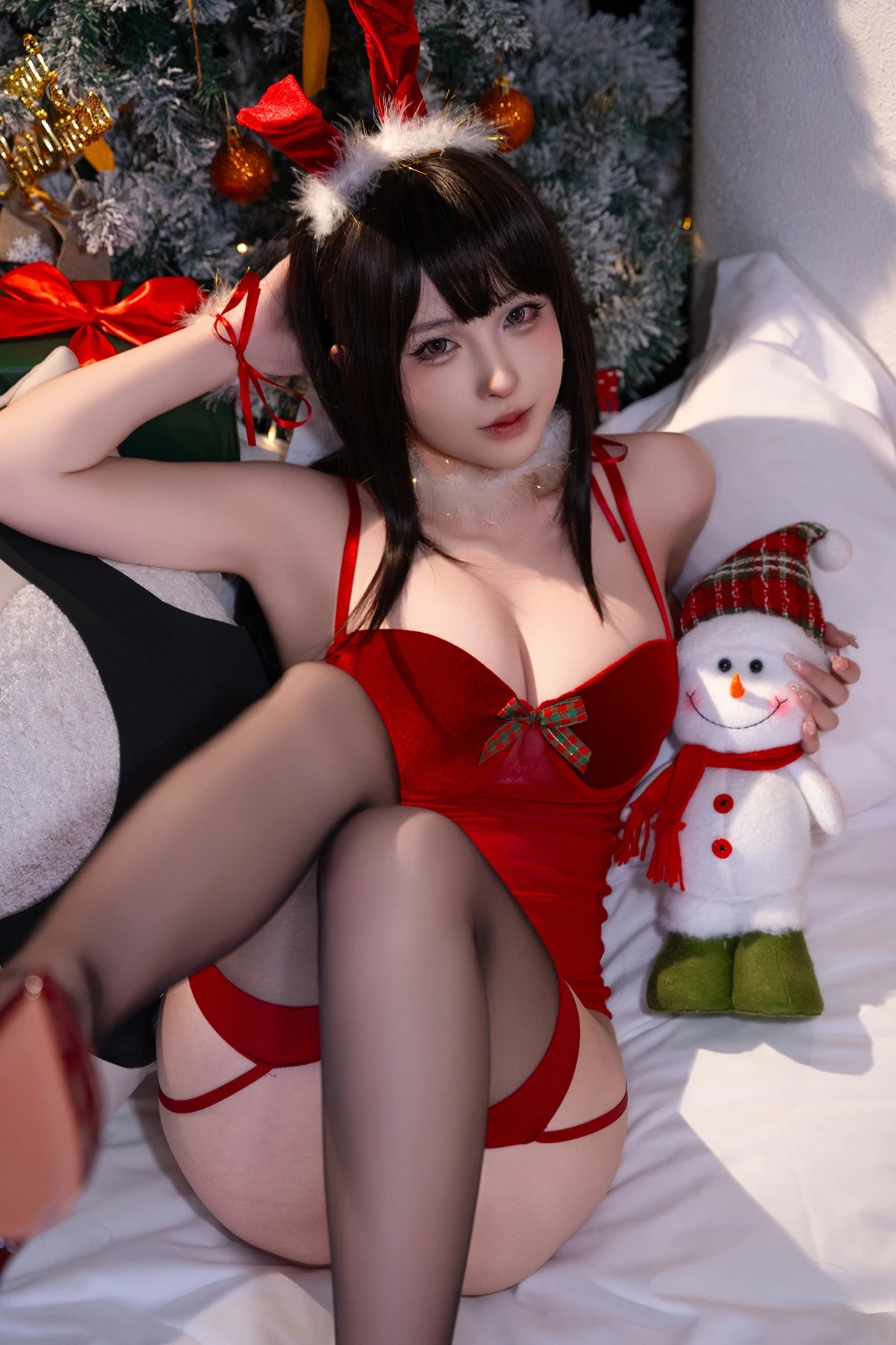 Cosplay 清水由乃 圣诞特调