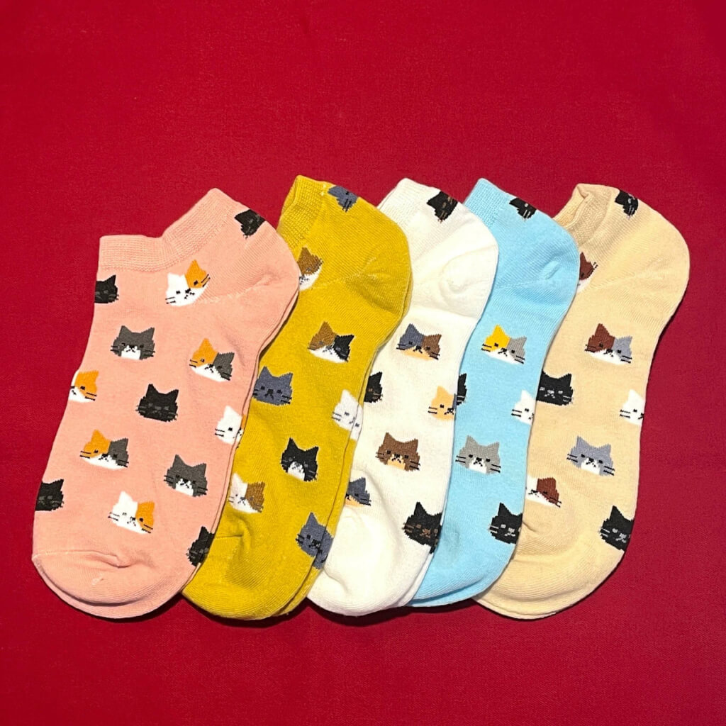 Cat Socks (Type D) Small Neko Ngeru