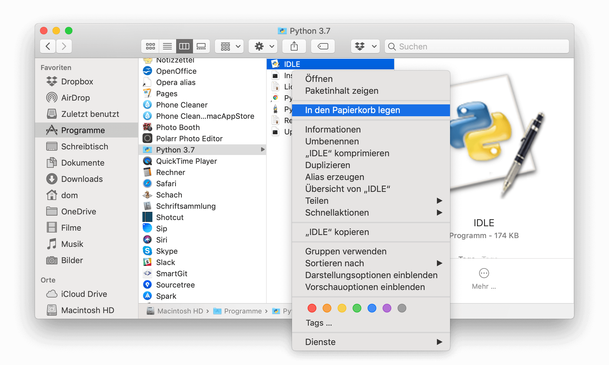 Anwendungsordner Translation into English examples.