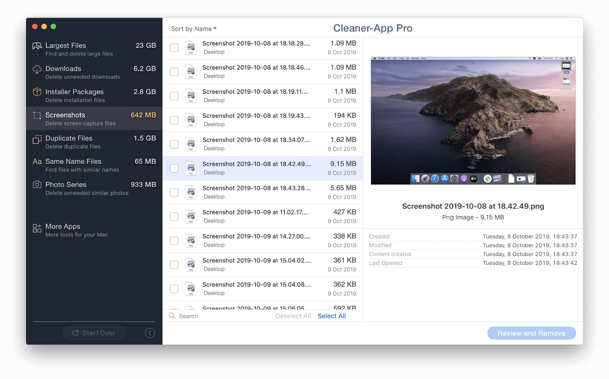 CleanerApp 8.0 Update Nektony