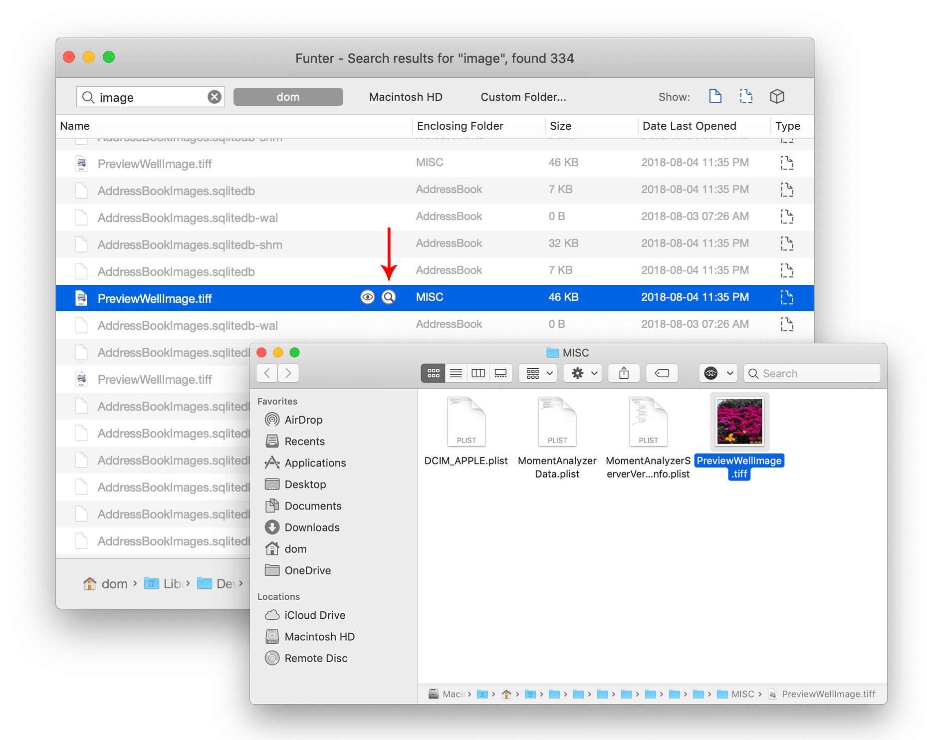 How to find hidden files and see their locations with Funter