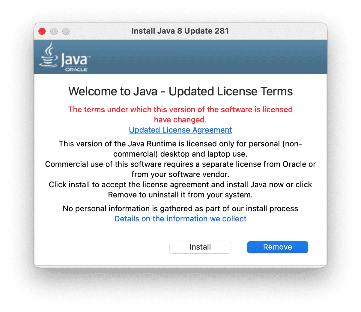 Remove notification java command line tool mac gagasmain