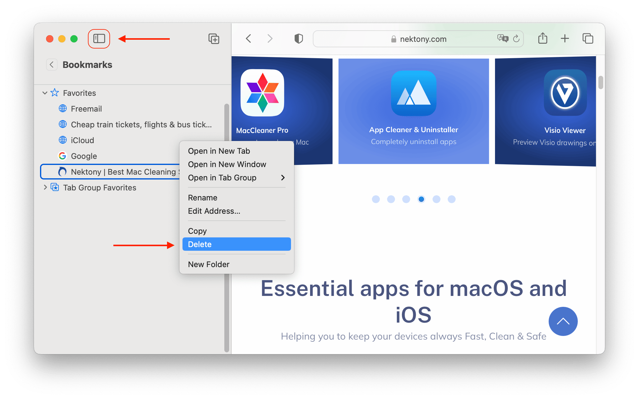 How to Bookmark on a Mac Bookmark Manager Guide Nektony