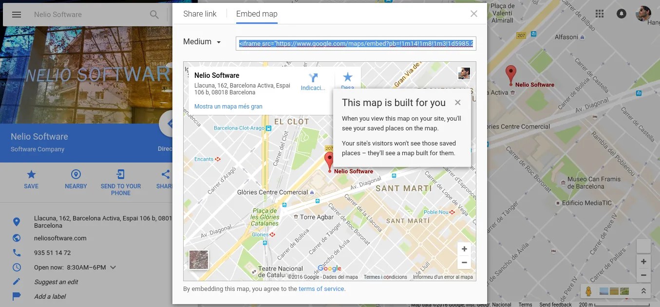 Add a Google Map with a Marker to Your Website