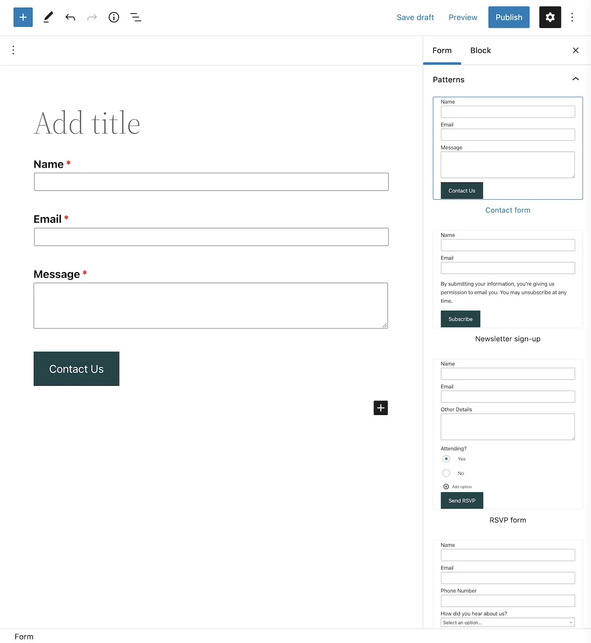 How to Create Your First Form