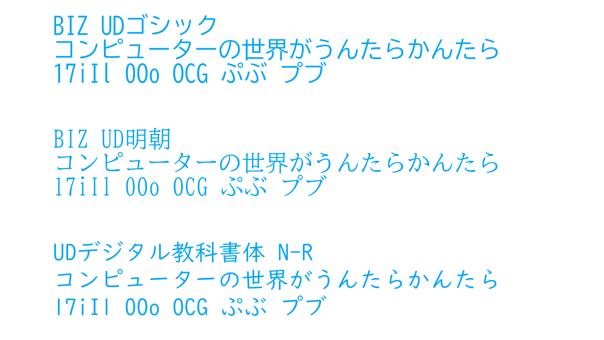 UDフォントを利用してみる │ NEL Laboratory