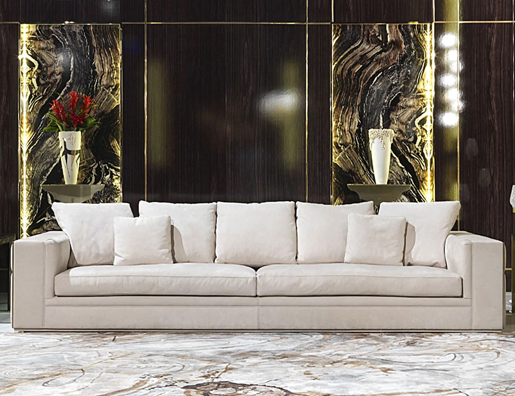 Nella Vetrina Visionnaire IPE Cavalli Babylon Luxury Italian Sofa