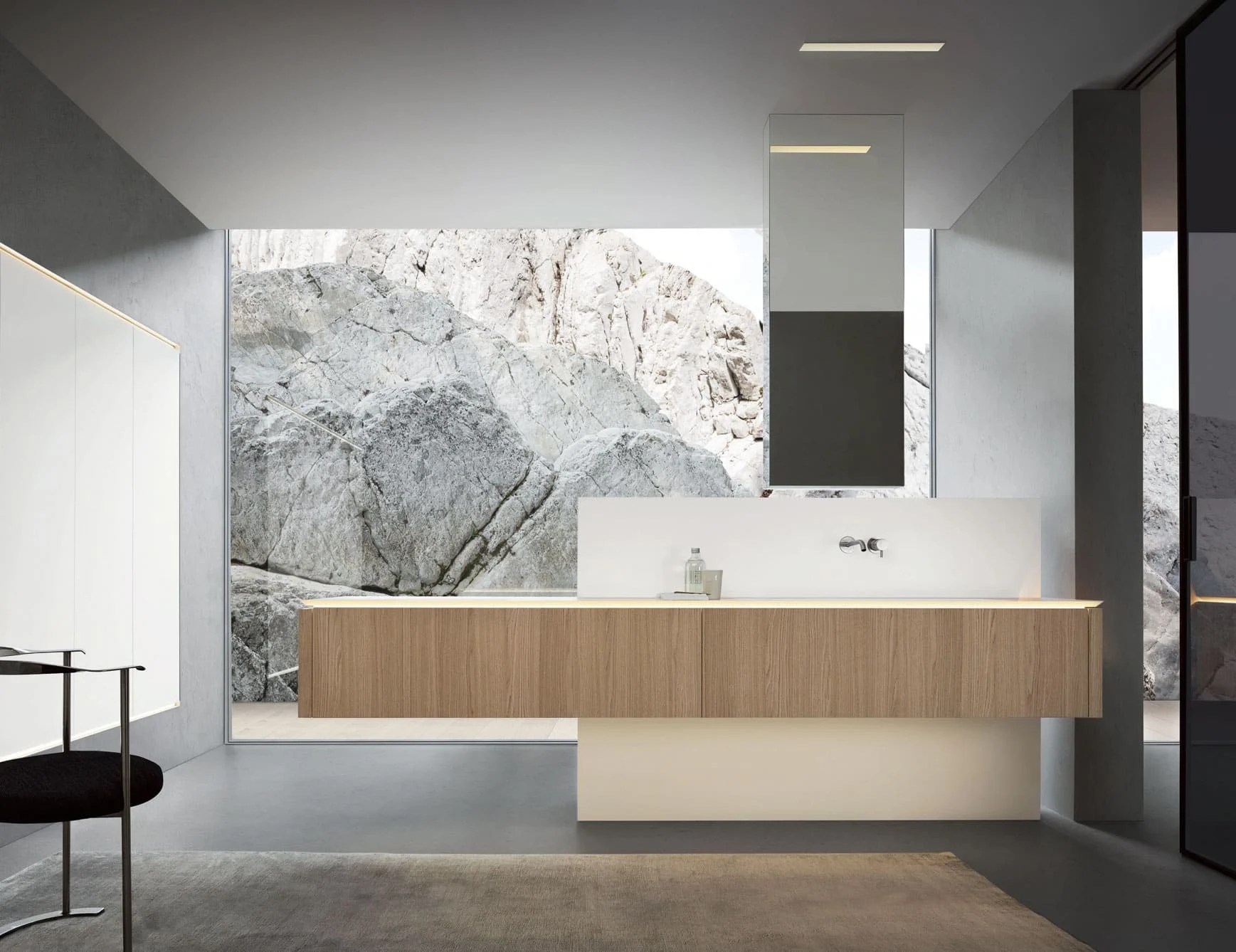 Puro 103 Luxury Italian Marble Bathroom Vanity in Medea