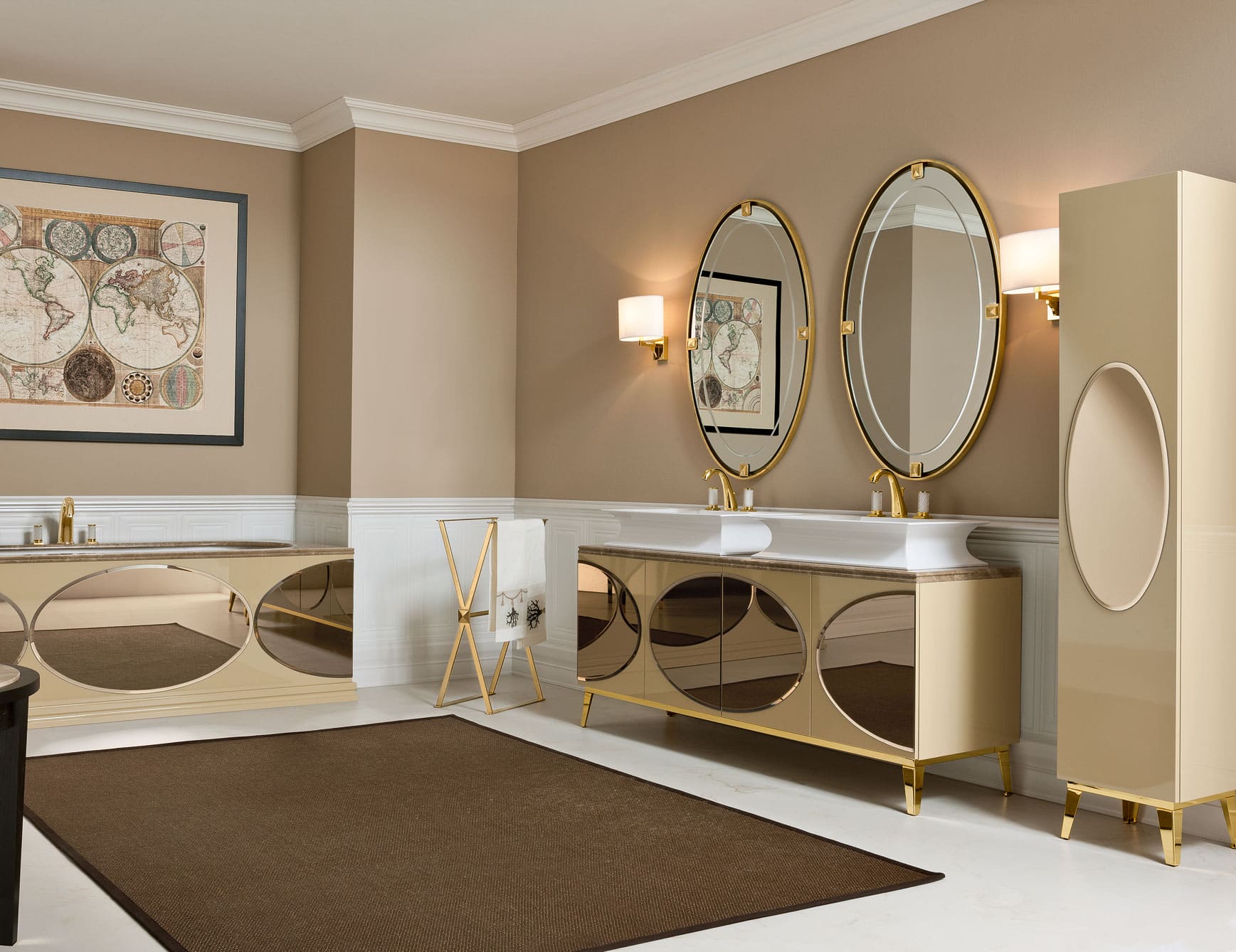 Nella Vetrina Rivoli Luxury Italian Bathroom Vanity