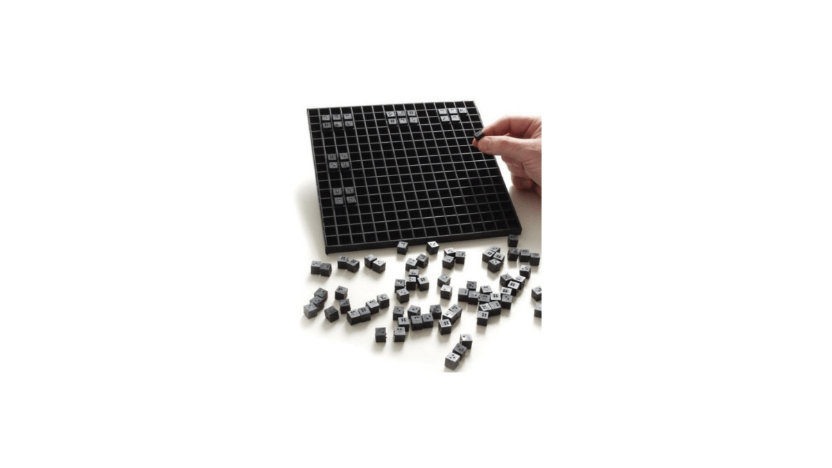 Tools for the Blind Cubarithm Board New England Low Vision