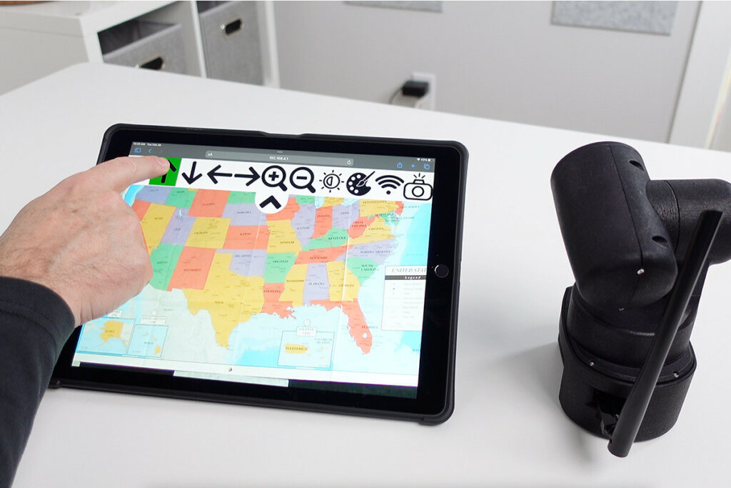 MagniBot Robotic Low Vision Distance Camera New England Low Vision