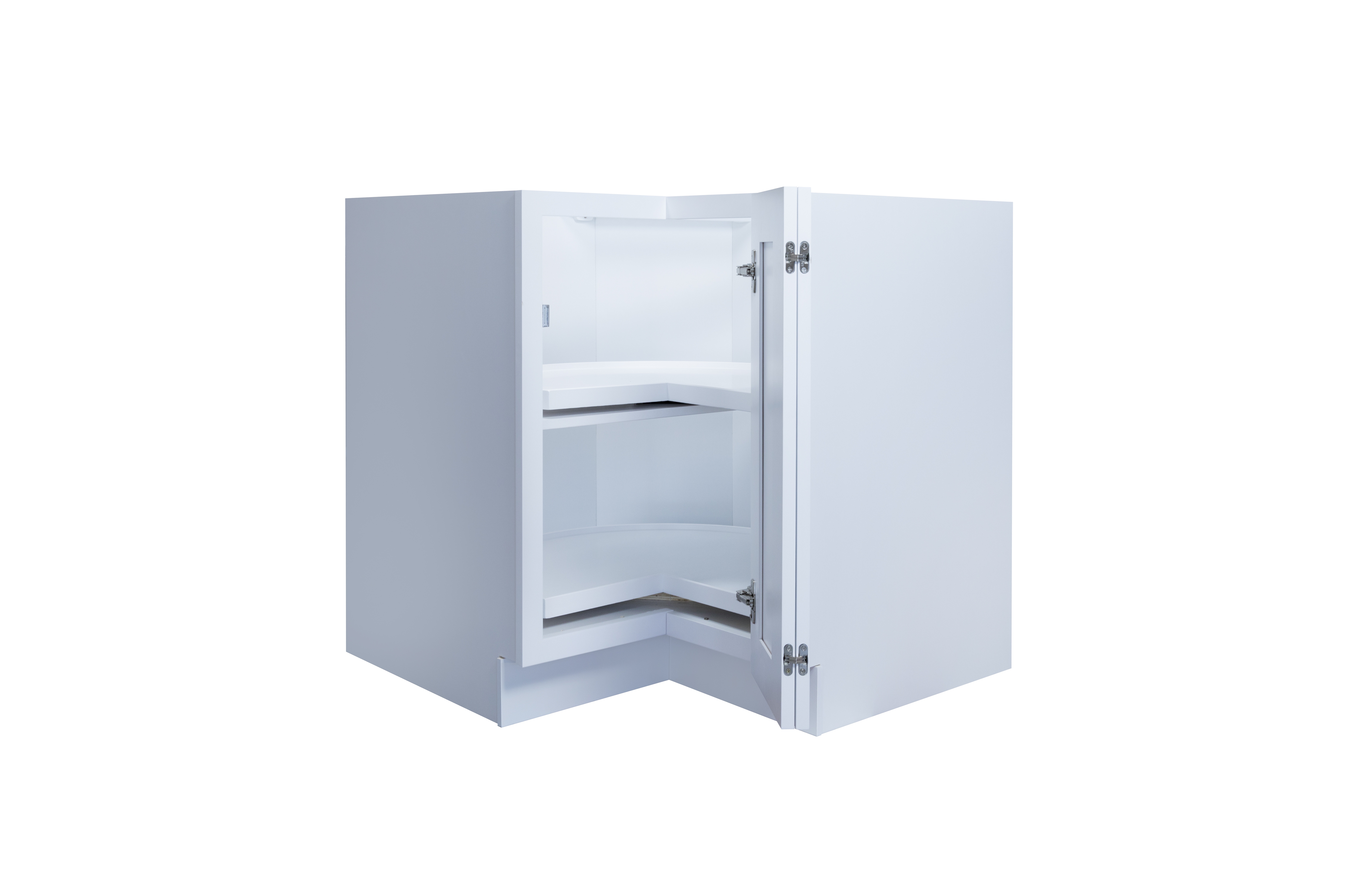 33 Inch Corner Base Cabinet White Shaker 33" 36" Lazy Susan Corner Base Nelson