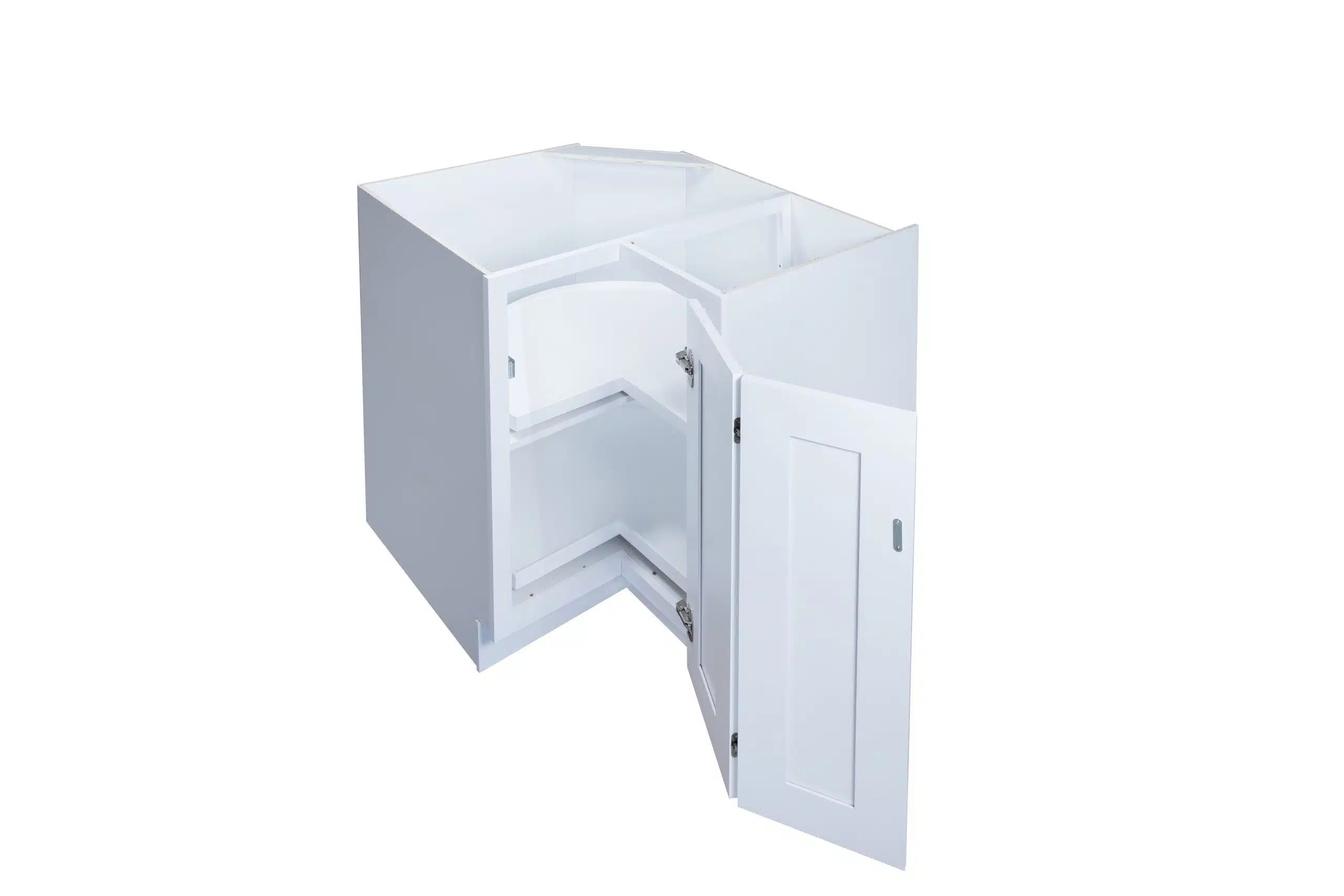 33 Inch Corner Base Cabinet White Shaker 33" 36" Lazy Susan Corner Base Nelson