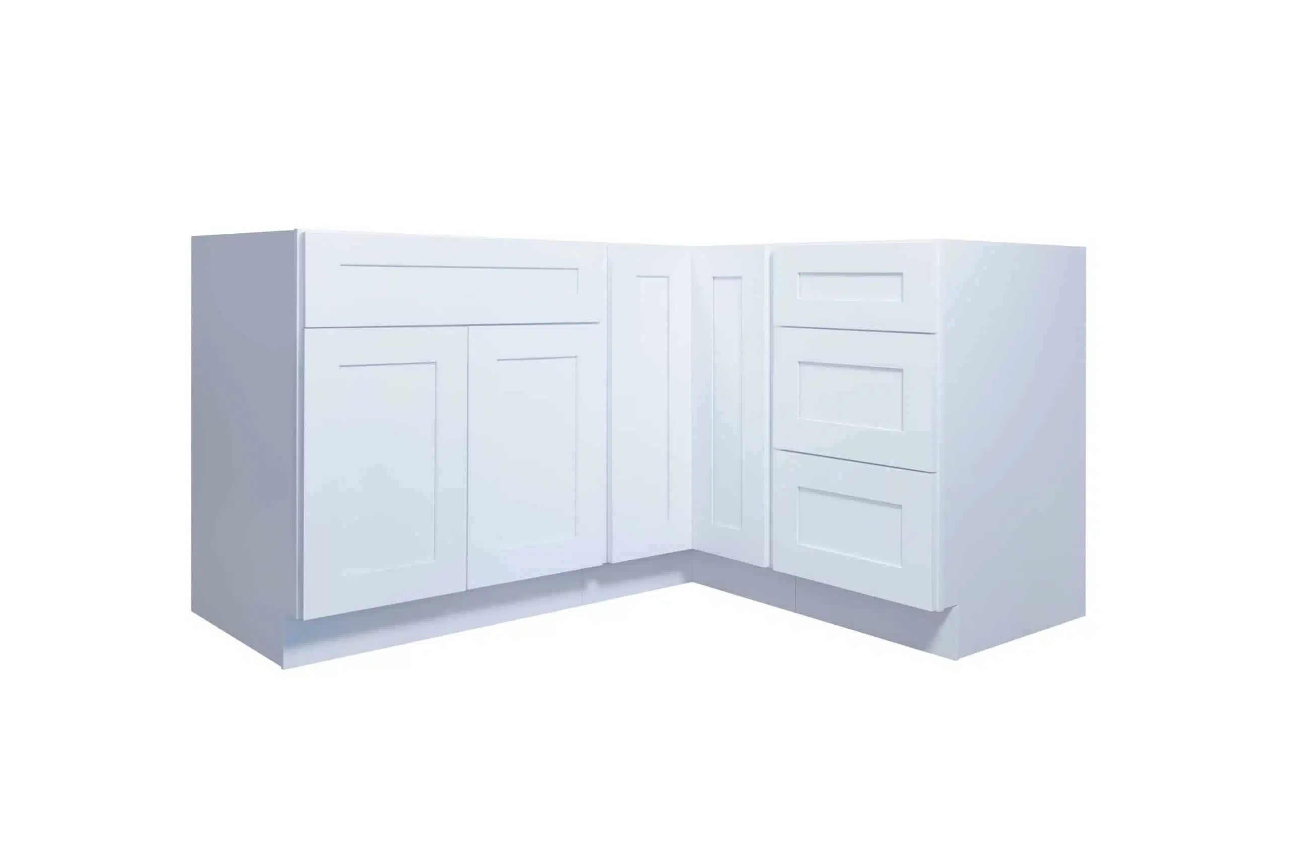 White Shaker 33" 36" Lazy Susan Corner Base Nelson