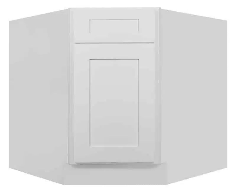 Gray Shaker 36" Diagonal Sink Base Nelson