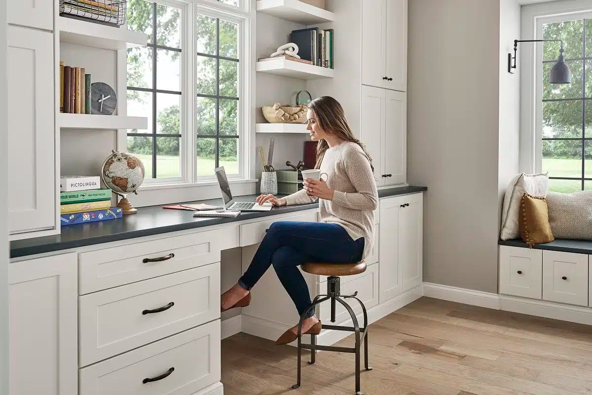How to Create a DIY Office Desk with Kitchen