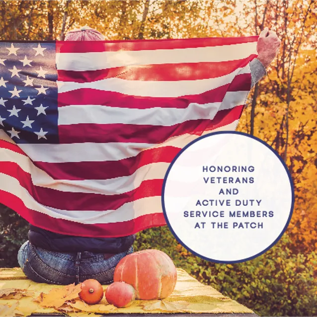 Salute to Veterans & ActiveDuty Military Members at Nelson's Pumpkin