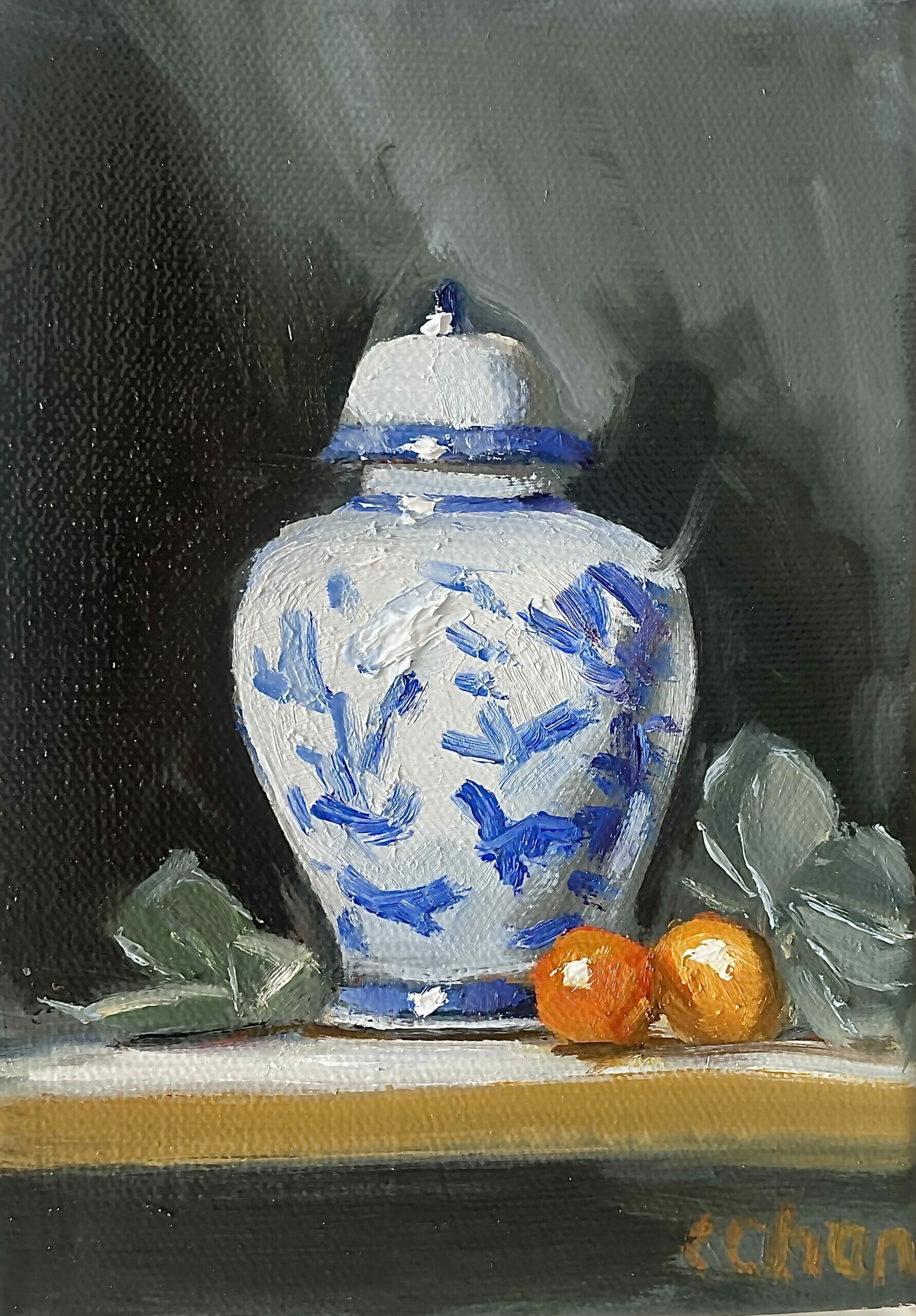 Beginner’s Oil Painting Ginger Jars, Fruits, & Flowers NEMAA