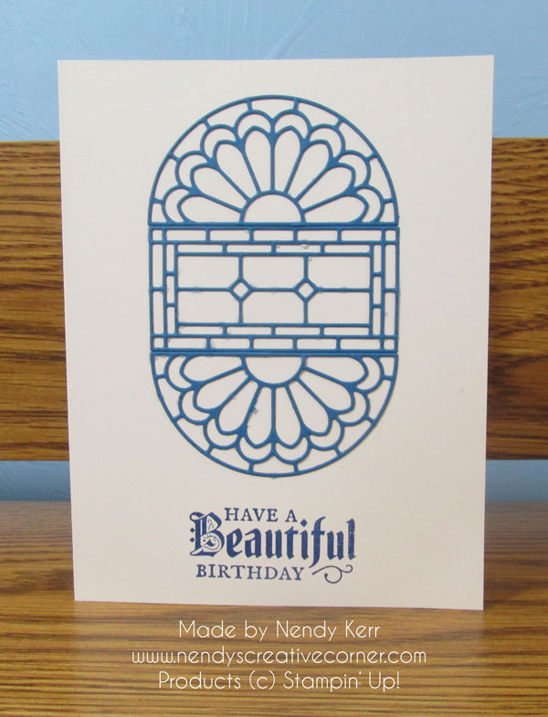 Easy Stained Glass Card Nendy's Creative Corner