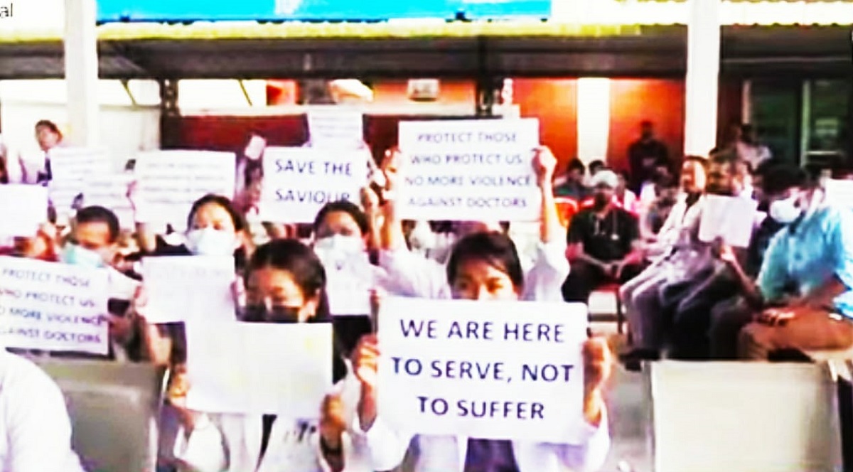 Manipur Medical services halt as RIMS Imphal staff strike in protest