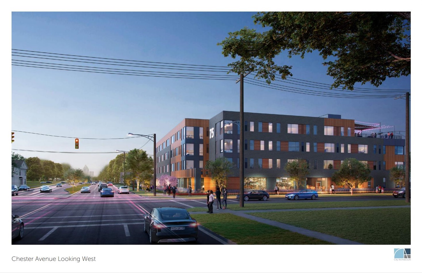 Chester Avenue apartment row NEOtrans