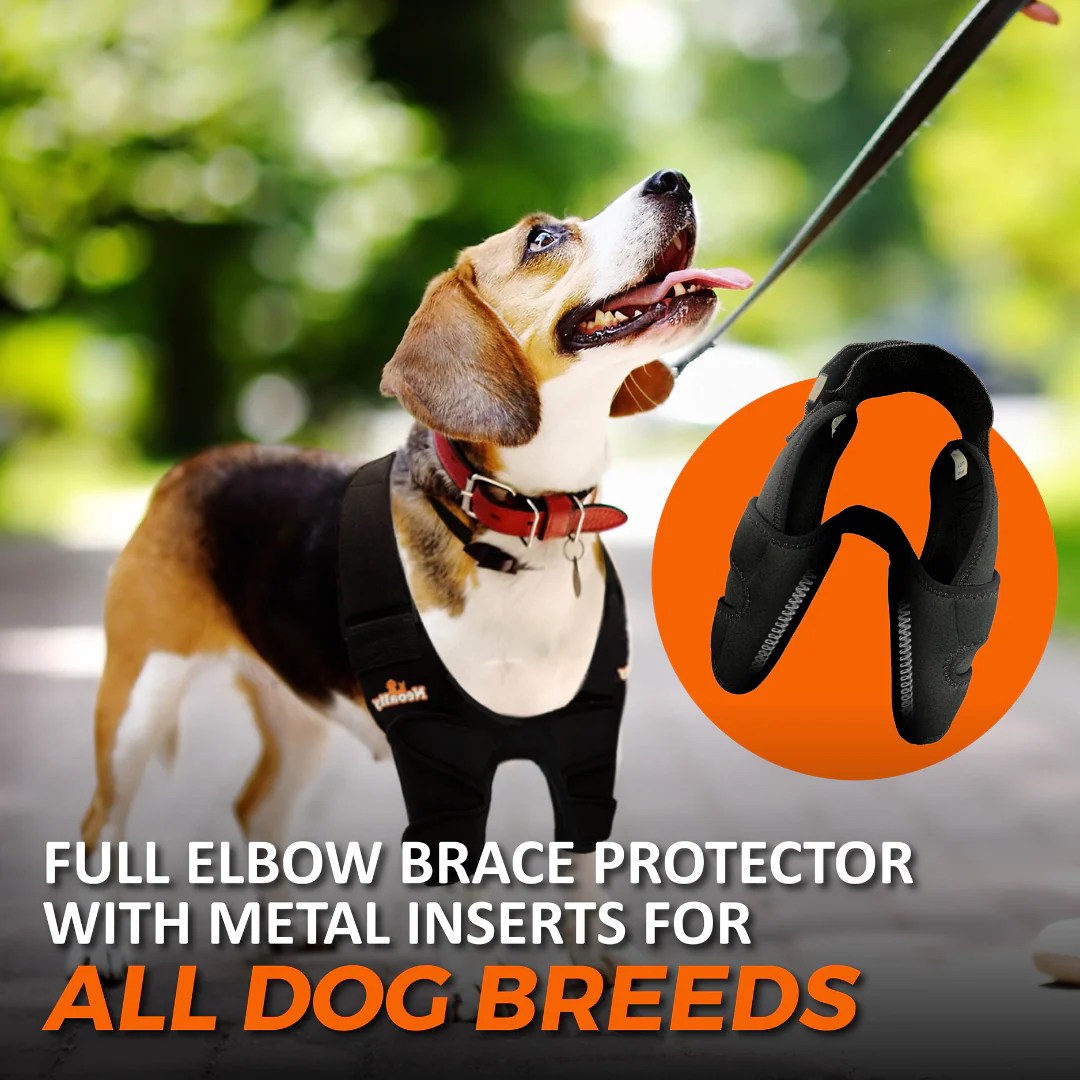 NeoAlly Elbow and Shoulder Brace with Spring Inserts for Dogs and Cats Neoallypets