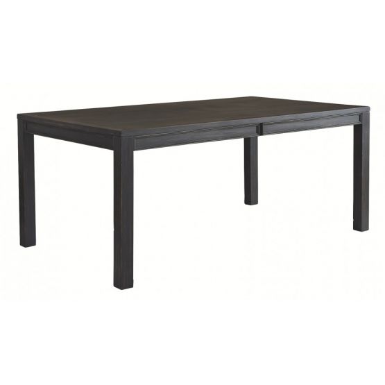 Black Rectangular Dining Room Table