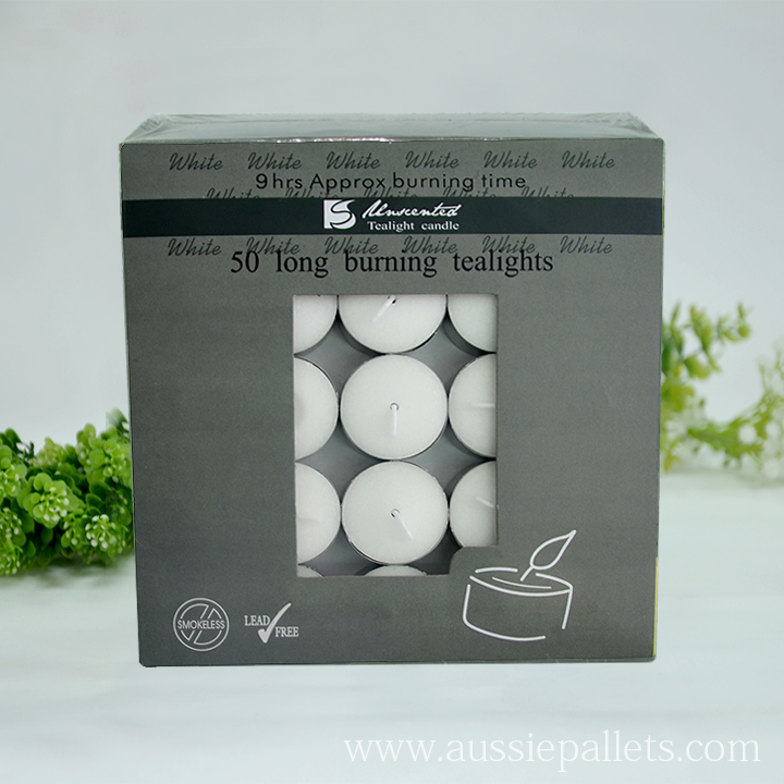Tealight Candle 9H / 50Pcs Neobeeqld